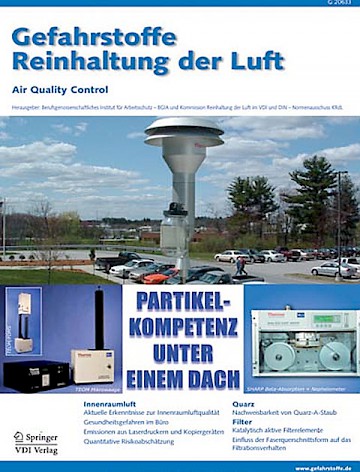 Titelblatt:Gefahrstoffe Reinhaltung der Luft